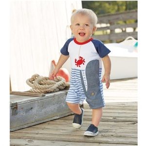 Mud Pie Whale Raglan Shortall
